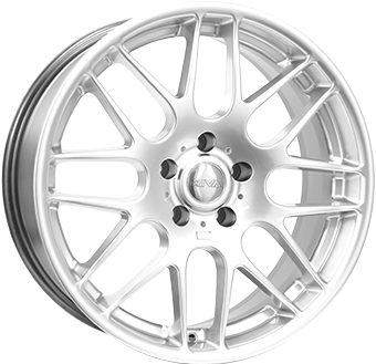 9.0x20/5x112 CB73.1 ET35 Fox Wheels RIVA DTM Hyper Silver