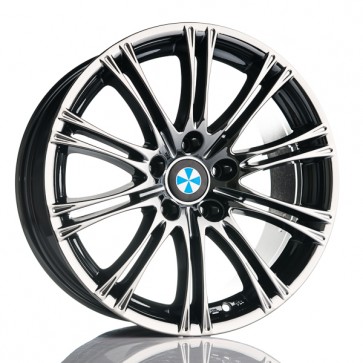 8.5x18/5x120 CB74.1 ET20 Blaukreuz MI5 Evolution ShadowChrome