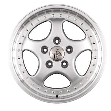 8.5x18/5x130 CB71.6 ET52 Keskin-Tuning KT2 Silver Lip Polish