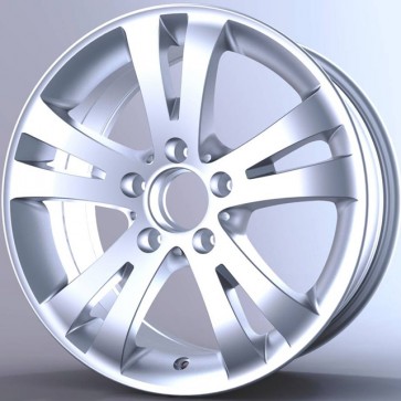6x15/5x112 CB66.6 ET42 MAM D2 Silver Painted