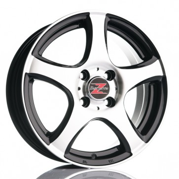 6x15/4x100 CB60.1 ET45 Barzetta Zeta PolishedBlack