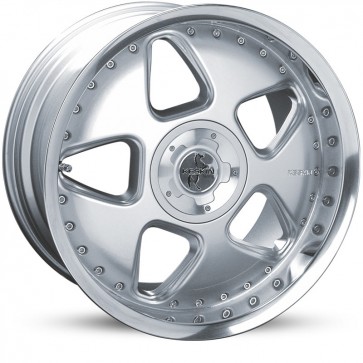 7.5x17/4x108 CB72.6 ET37 Keskin-Tuning KT5 Silver Lip Polish