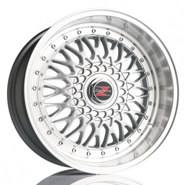 7x17/5x112 CB66.6 ET35 Barzetta Cross-Spoke Silver
