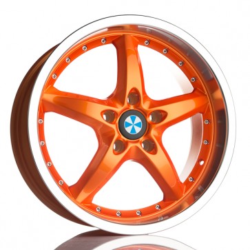 8x18/5x120 CB72.6 ET35 Blaukreuz Mi8 RaceOrange