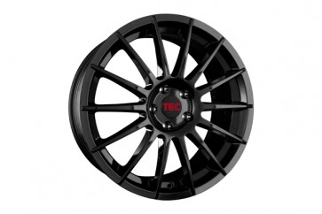 8x18/5x114.3 CB72.5 ET38 TEC Speedwheels AS2 Black glossy CB: 72.5