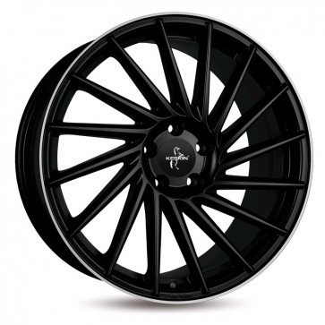 8.5x19/5x112 CB72.6 ET30 Keskin-Tuning KT17 Matt Black Lip Polish