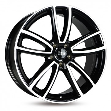 8x19/5x108 CB72.6 ET45 MAM A7 Black Front Polish