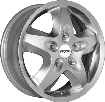 7.0x17/6x130 CB84.1 ET55 Ronal R44 Crystal Silver