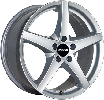 8.0x17/5x120 CB82.0 ET42 Ronal R41 Silver