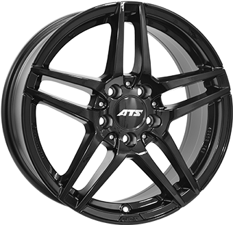 8.0x19/5x112 CB66.6 ET48 ATS MIZAR Gloss Black