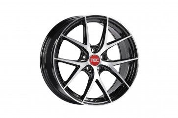 8x18/5x112 CB72.5 ET45 TEC Speedwheels GT6 Black polished CB: 72.5
