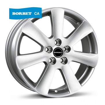 6x14/4x108 CB65.1 ET24 Borbet CA crystal silver