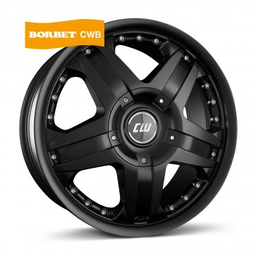 8x18/6x139.7 CB67.1 ET40 Borbet CWB black matt