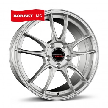 8.5x19/5x130 CB71.5 ET52 Borbet MC brilliant silver