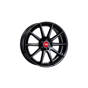 8.5x20/5x108 CB72.5 ET45 TEC Speedwheels GT7 Black glossy CB: 72.5