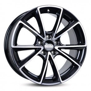 8.5x20/5x112 CB66.6 ET45 MAM A5 Black Front Polish