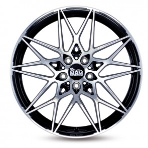 8.5x20/5x120 CB72.6 ET35 MAM B2 Black Front Polish